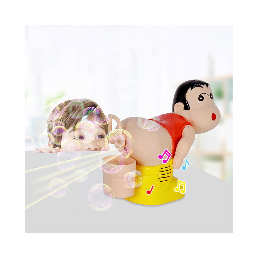 Funny Automatic Fart Bubble Blowerbubble Maker Toy Boy Machine Stick Blower
