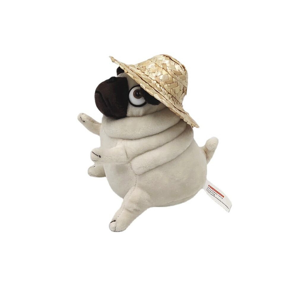 (15cm/5.91in) Pig The Pug A Dog In A Hat Plush Toy Stuffed Doll Plush Key Ring Christmas Gifts-image-OPC-PGXCZFC-NEW