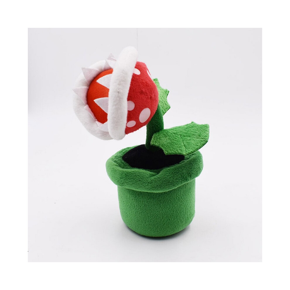 Bros Super Mario Piranha Plant Plush Doll 8 Inch Flower Figure Toy Stuffed Gift