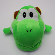 Super Mario Nintendo Brothers Yoshi Adult Plush Slipper One Shoes Pair Green