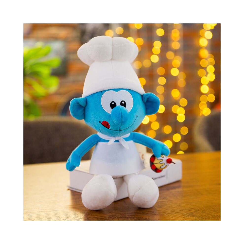 (Dessert) Movie Smurfs The Same Doll Plush Toy Pillow Cartoon Birthday Childrens Gift