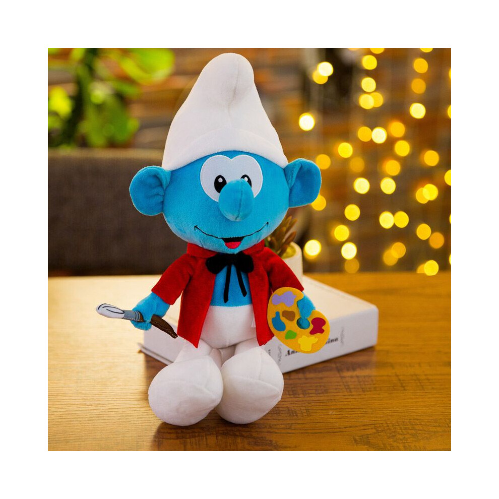 (Palette) Movie Smurfs The Same Doll Plush Toy Pillow Cartoon Birthday Childrens Gift