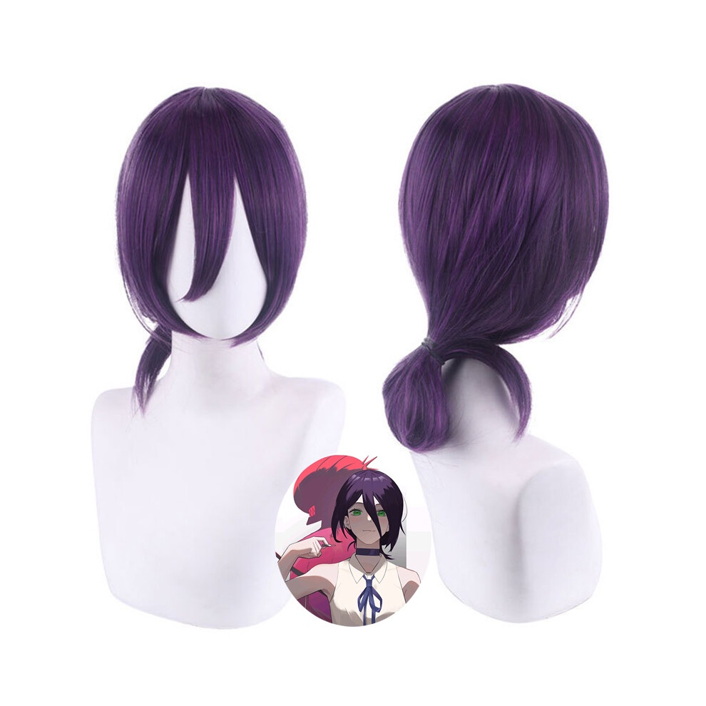 Reze Man Chainsaw Cosplay Wig Horsetail Halloween Carnival Role Play Props Party