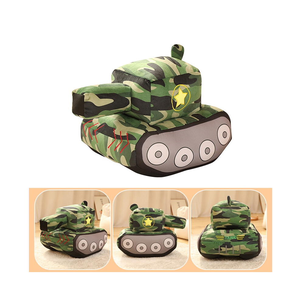 (19*22*16cm) Plush Tank Simulation Toy Doll Pillow Boy Doll Childrens Decoration Gift-image-OPC-PGXDFGK-NEW