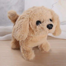 (Labrador) Electronic Puppy Dog Plush Toy Interactive Doll Walk Bark Tail Waggle Gifts Kids