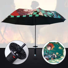 (Tanjirou) Slayer Demon Anime Cosplay Tomioka Tanjirou Zenitsu Umbrella Protect Sun Rain