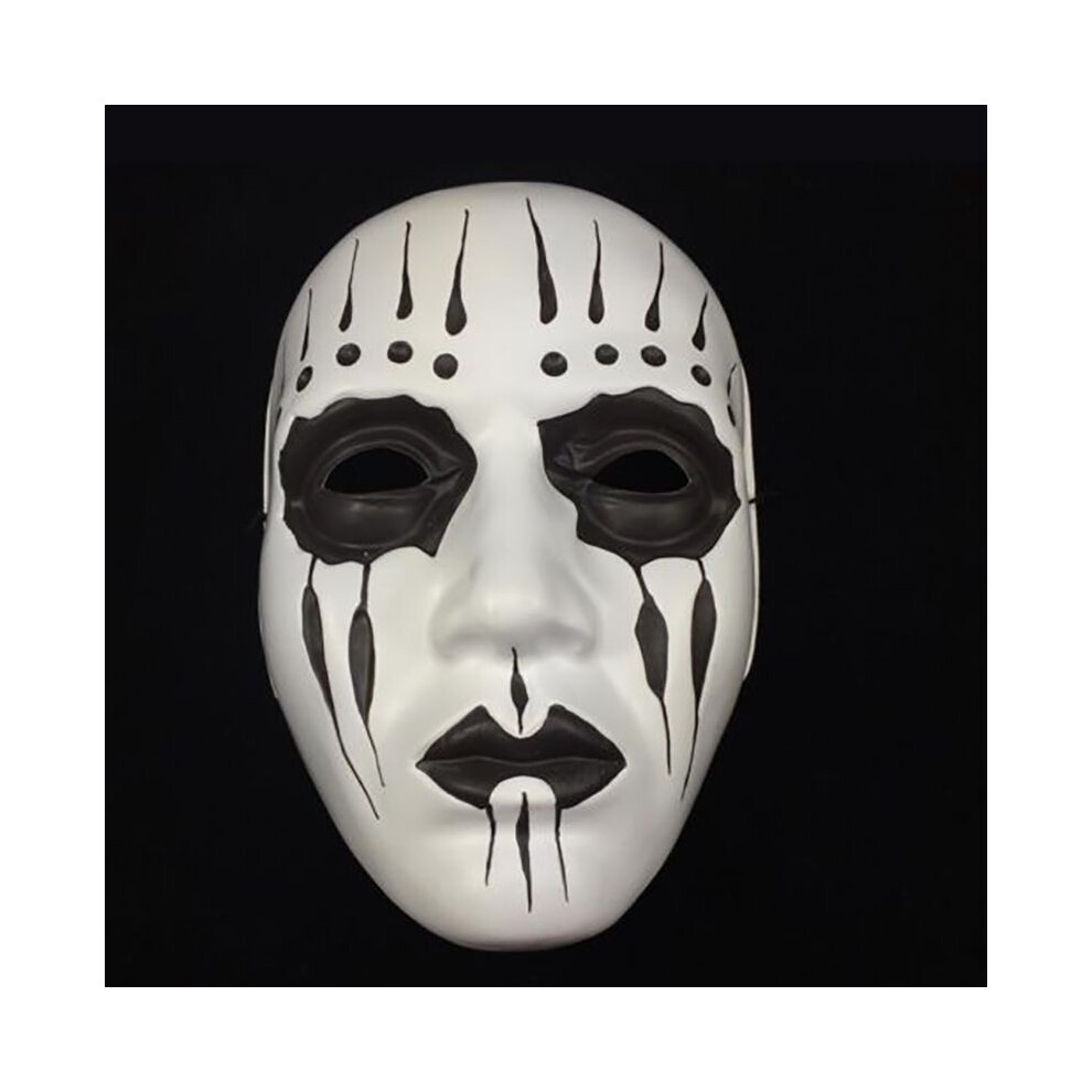 (Black) Cool Band Slipknot Joey Mask Halloween Masquerade Cosplay Costume Dress Fancy Black