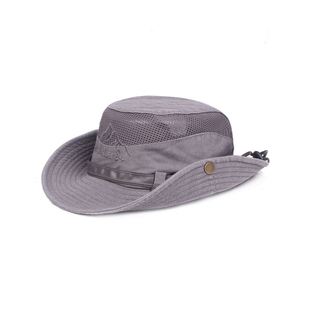 (Grey) Protection Hat Sun Bucket Cargo Safari Bush Jungle Summer Mens Fishing Women-image-OPC-PGXDP76-NEW