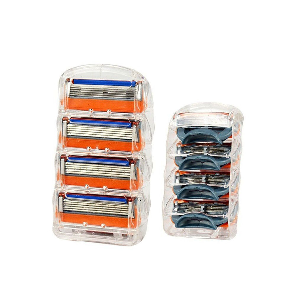 Razor 4pcslot Shaving Blades 5 Layer Blades Mens Face Trimmer Gillette Shaver-image-OPC-PGXDPX2-NEW