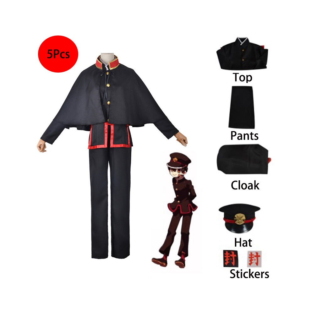 (Hanako-kun, Female-S) Hanako Bound Toilet Kun Yugi Tsukasa Cosplay Costume Set Outfit Uniform Anime