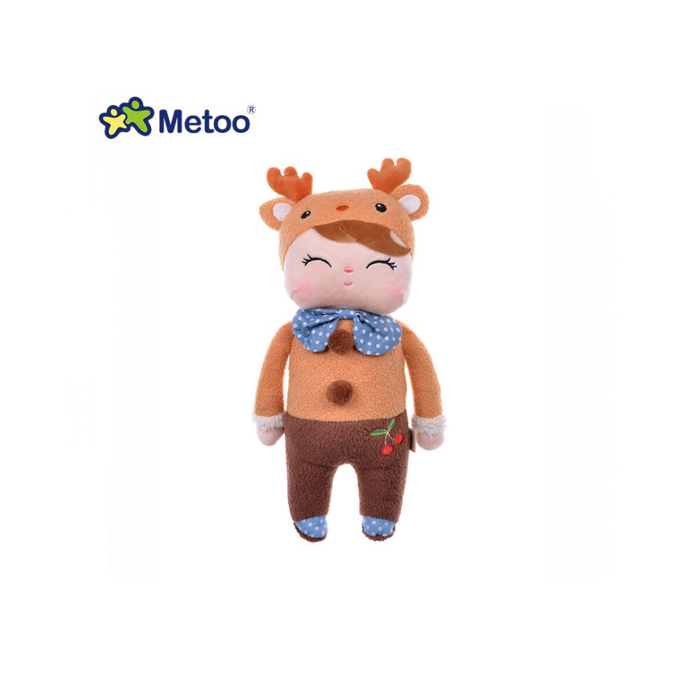 (Brown Fawn) Metoo Angela Plush Doll Cartoon Rabbit Ears Character Stuffed Toys Birthday Gift-image-OPC-PGXDSKJ-NEW