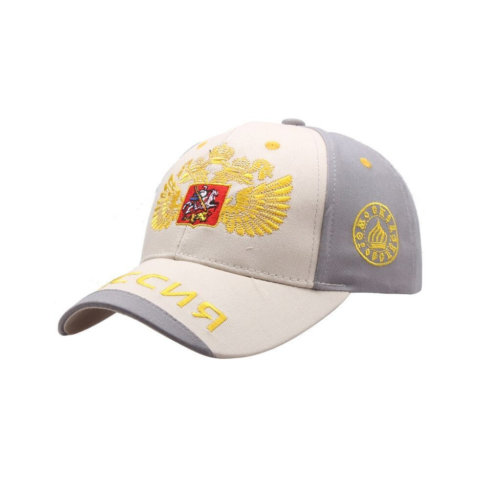 (Cream) Baseball Cap Russia Russian Cap Snapback Hat Sunbonnet Cap For Men Women Hip Hop-image-OPC-PGXDSXX-NEW