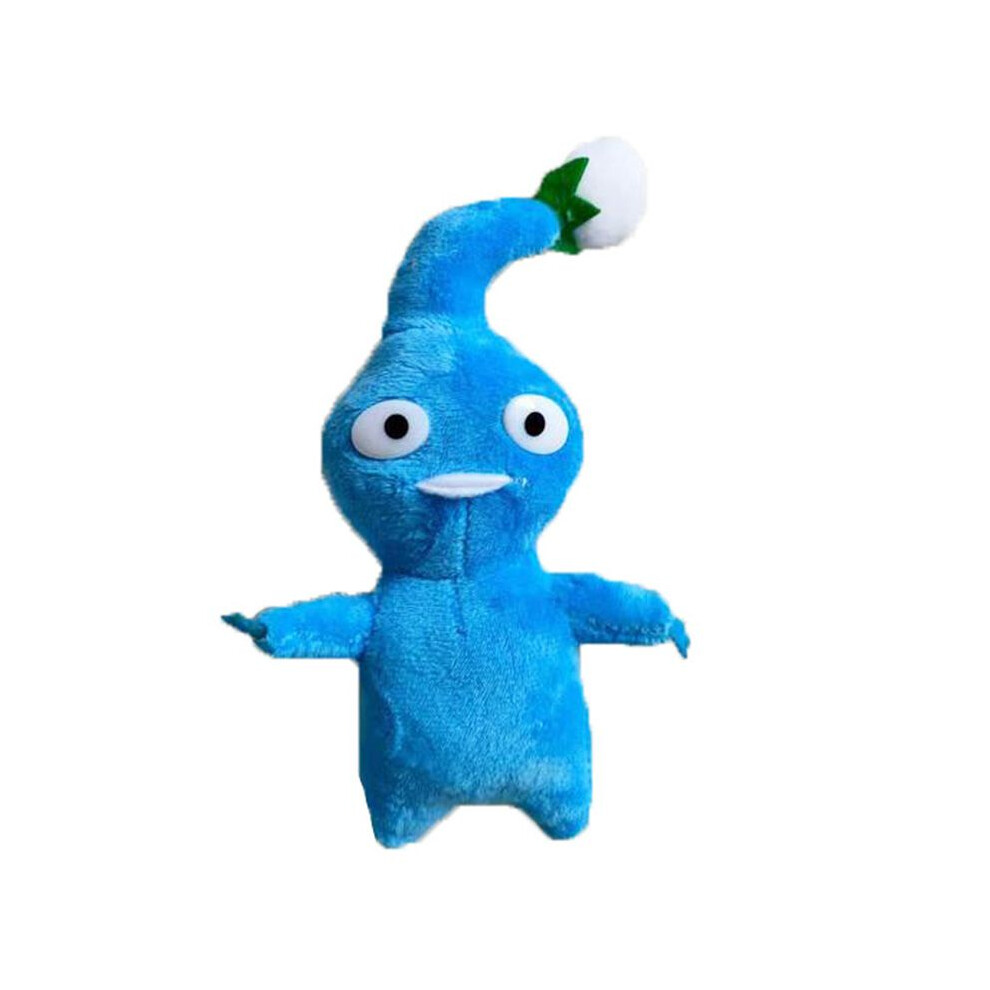 (Blue) Pikmin Game Plush Toy 15Cm6in Flower Bud Soft Stuffed Doll Collectible Kid Gift Blue