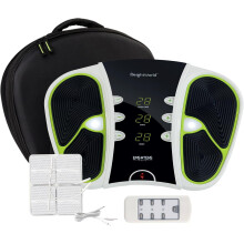 Foot Circulation Machine with 99 Intensity Levels - EMS & TENS Massager with Remote & Pads