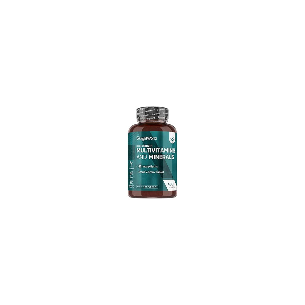 Weightworld Multivitamin Tablets For Men & Women Â 400 Vegan Tablets (1+ Year Supply) With Peppermint Flavour