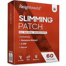 Slimming Patches - 60 Natural & Safe Ultra Thin Patches with Guarana, 5 HTP & Fucus - 2 Month Supply