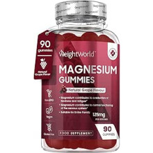 Magnesium Gummies - 90 Vegan Magnesium Citrate Gummies - 45 Day Supply - For Adults & Kids