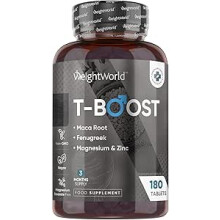Testosterone Supplements for Men - 180 Vegan Tablets - 12 Powerful Ingredients - 3 Month Supply