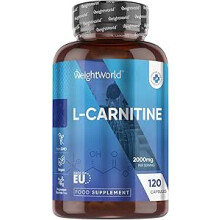L-Carnitine 2000mg - 120 Vegan Split & Pour Capsules - EU-Made Supplement for Men & Women