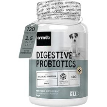 Probiotics for Dogs with Prebiotics & Digestive Enzymes - 120 Split & Pour Capsules for Gut Health