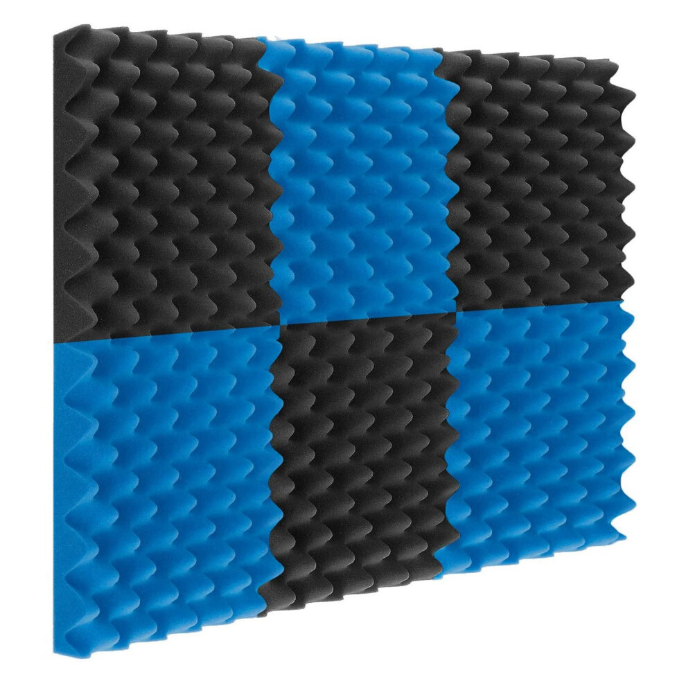 12Pack Acoustic Foam Panels Egg Crate Sound Proof Padding 1 Inchx12 Inch Studio Acoustical Treatments 4851815524009