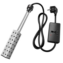 Immersion Water Heater 2500W Electric Bucket with Timer Auto Shut Off Hot Tub for Home Winter EU Plug