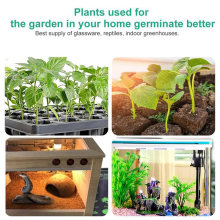Plant Heating Mat Pets Warm Pad Incubator 6-Speed Thermostat Timed Nurturing Waterproof Greenhouse Mats (B)EU Plug