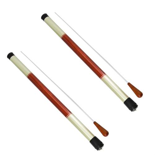 2Pcs Music Conductor Orchestra Wooden Handle 1