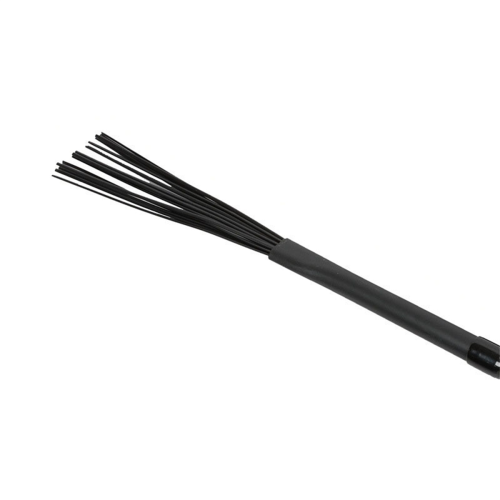 Retractable Wire Brush Drum Stick with Comfort Rubber Handle 2