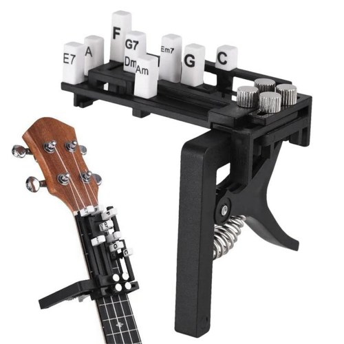 Guitar Learn Aid Tool Chord Presser Ukulele Trainer Chords Learning System for Beginner 2