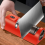 Electric Rechargeable Cutter Sharpener - Quick Polishing Multifunctional Kitchen Gadget Red 5