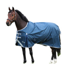 (6' 3", Ocean Blue) Highlander Original Lite 50g Standard Neck Horse Turnout Rug