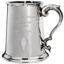 Liverpool 2024-25 Premier League Winners, 1pt Pewter Tankard Football