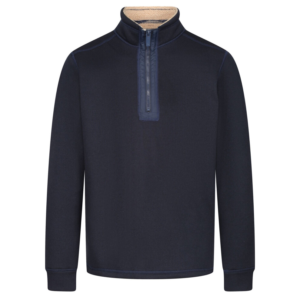 (M, Navy) Regatta Mens Galador Half Zip Fleece Top