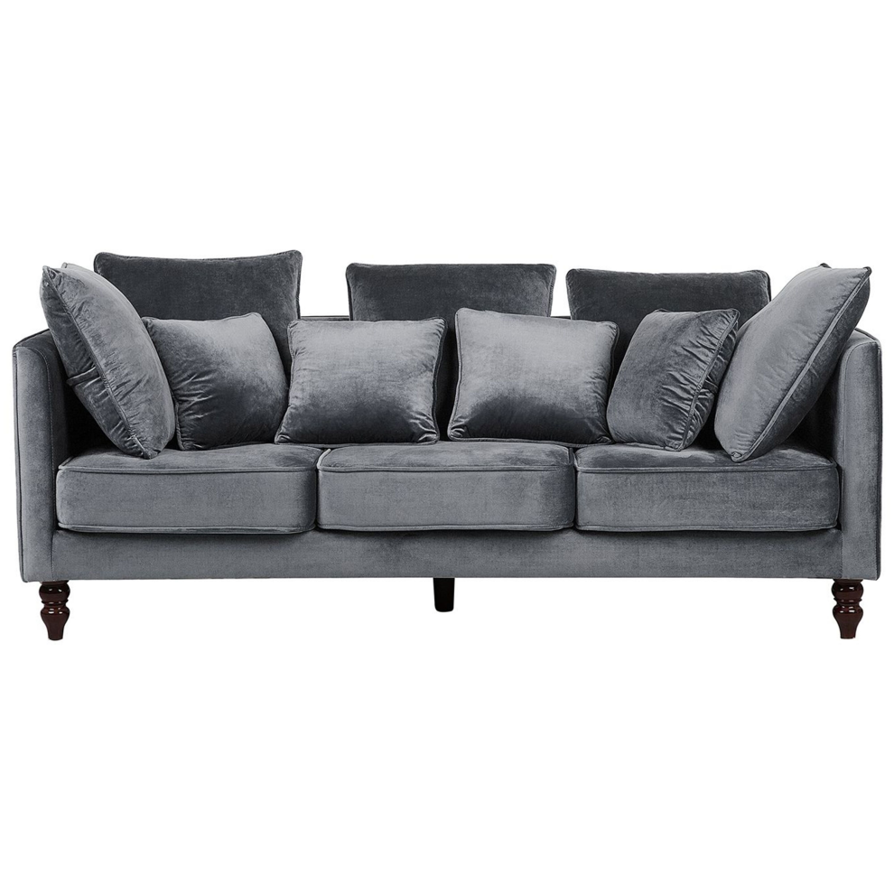 Sofa FENSTAD Velvet Grey 3 Seater