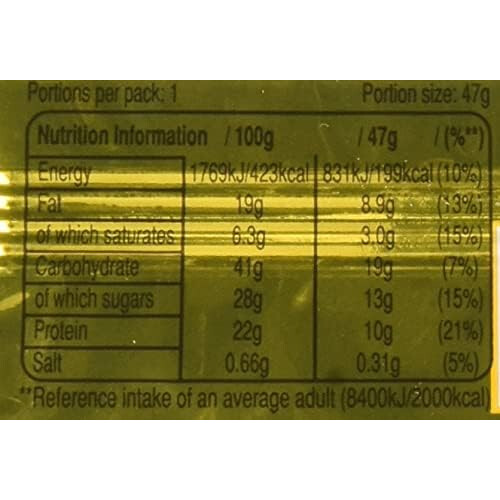 Snickers Protein Peanut Butter Chocolate Bar, 18x47g 1