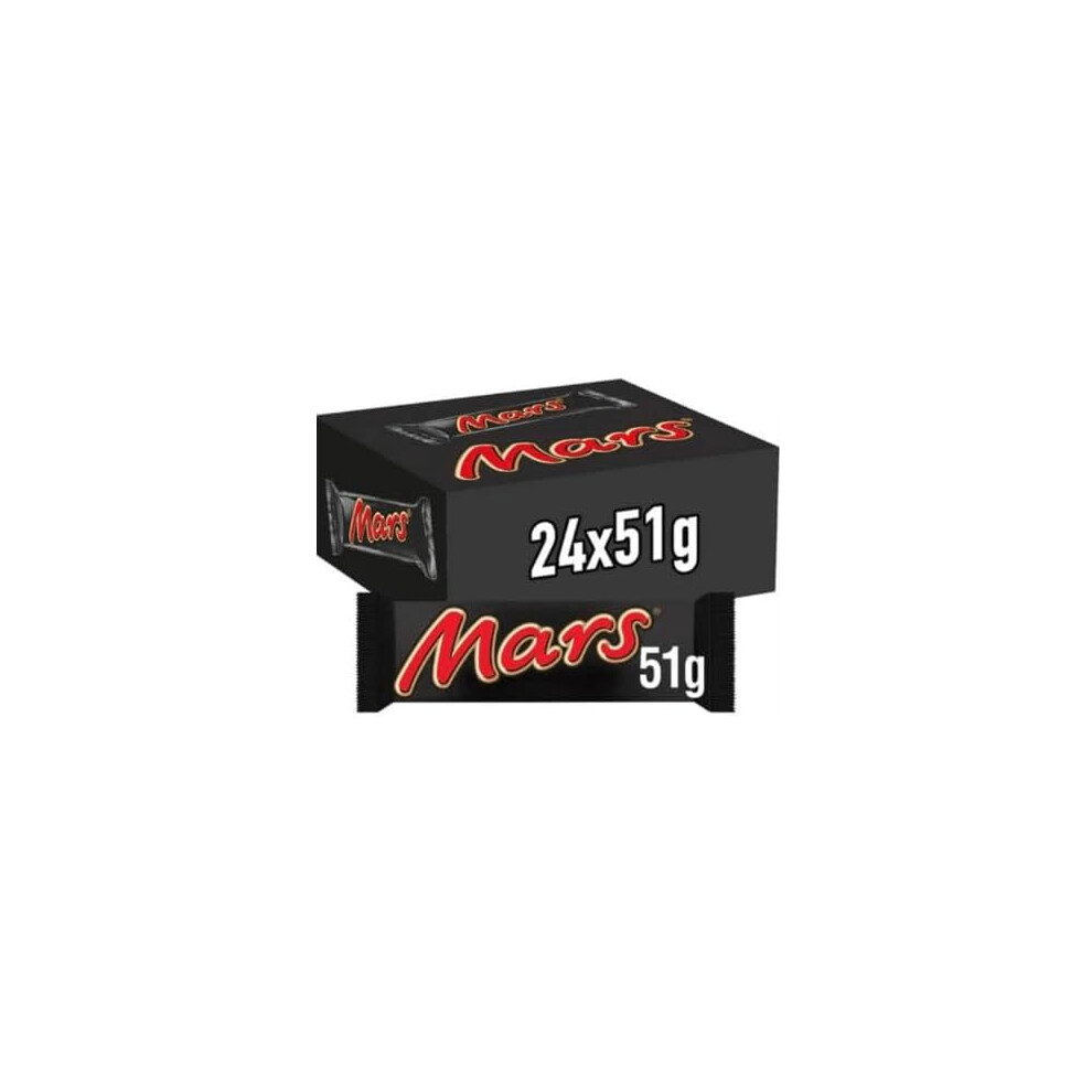 Cadbury Mars, Kinder, Nestle Chocolate (Mars 24 X 51G Box, (1 Pack))