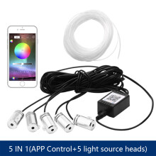 (5 in 1 Wire-RGB)6 in 1 LED Atmosphäre Auto Licht RGB Flexible dekorative Lampe 8M Innenraum Umgebungslicht