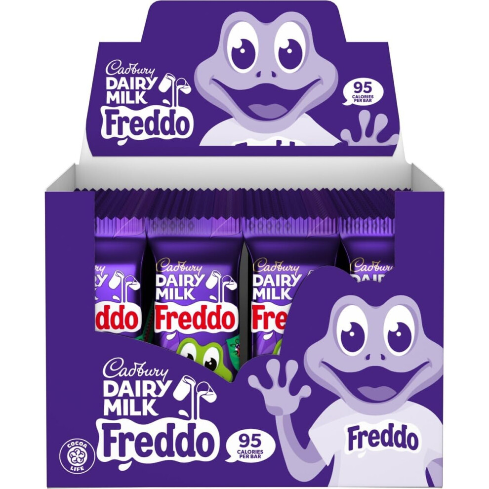 Cadbury Dairy Milk Freddo Chocolate Bar 18G (Pack Of 60 Bars)