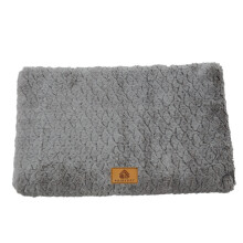 (XL 90x58cm pet 25kg-dark grey)Memory Foam Pet Bed With Removable Washable Faux Fur Cover Orthopedic