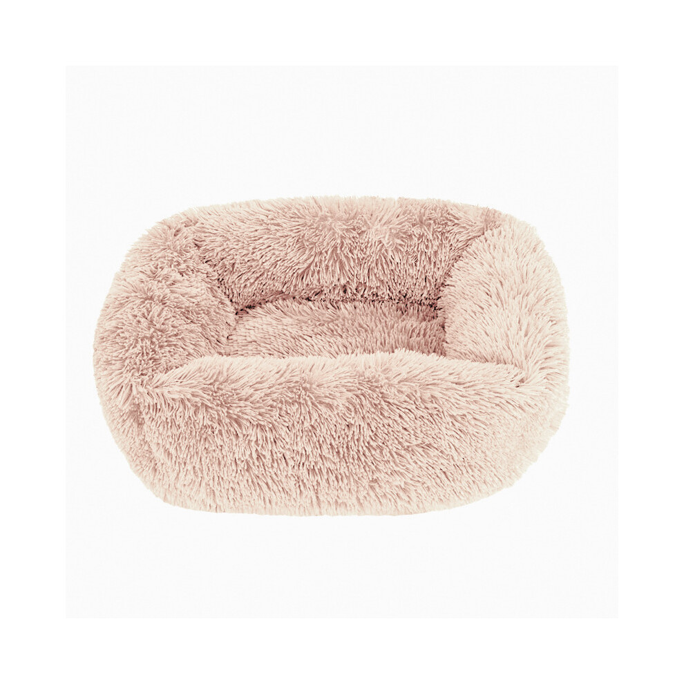 (Kaki-75x65CM) Coussin de lit pour chien en peluche, lit carré lavable pour chien, niche pour animal