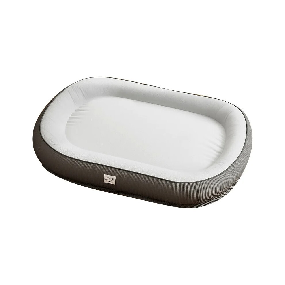 (Gris-L) Fournitures pour chiens Lit Petit Canapé Chats Literie Races Chiens Lits Grand Moyen Animaux