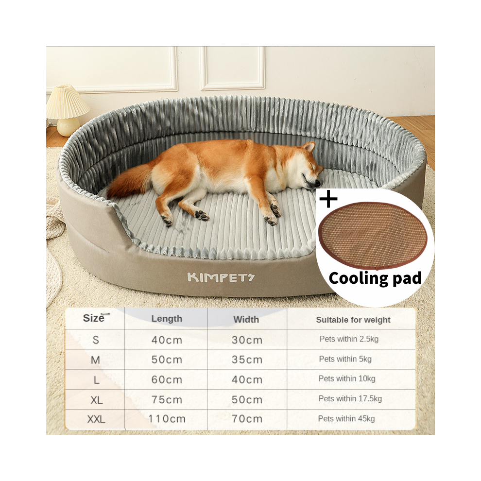 (B2-XL) Tapis rafraîchissant pour chien double face disponible toutes saisons grande taille extra large