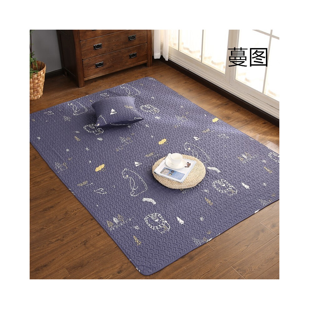 (Manga-XXL 110x210CM) Tapis pour chien pour sols, parc pour animaux de compagnie, chenil, caisses, tapis