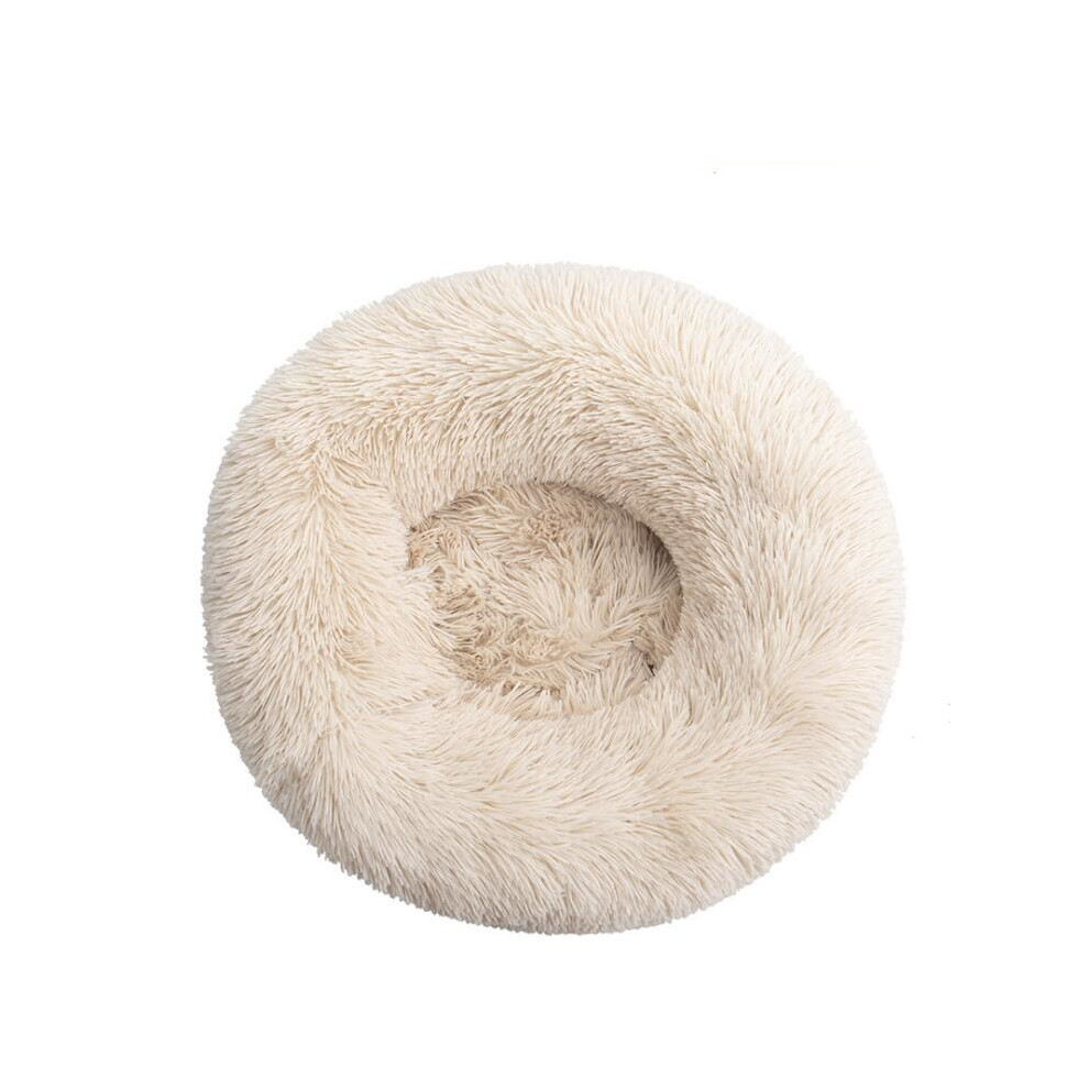 (Blanc chaud - 100 cm) Panier pour chien de compagnie pour chien de grande taille, grand et petit, pour
