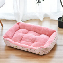 (4-57x42cm) Klein hondenhok, kennel, huisdiernest, Four Seasons wasbaar, teddybeer, hond, kattenhuis,