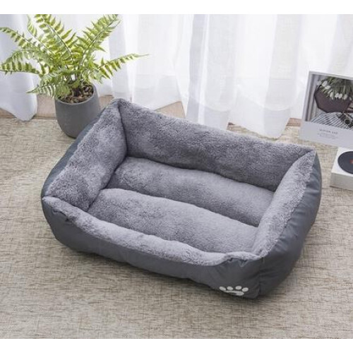 Lit Pour Chien Tail Stories – Orthopédique Mousse à Mémoire De Forme – Imperméable – Housse Oxford Lavable – Taille L 91x60x9cm