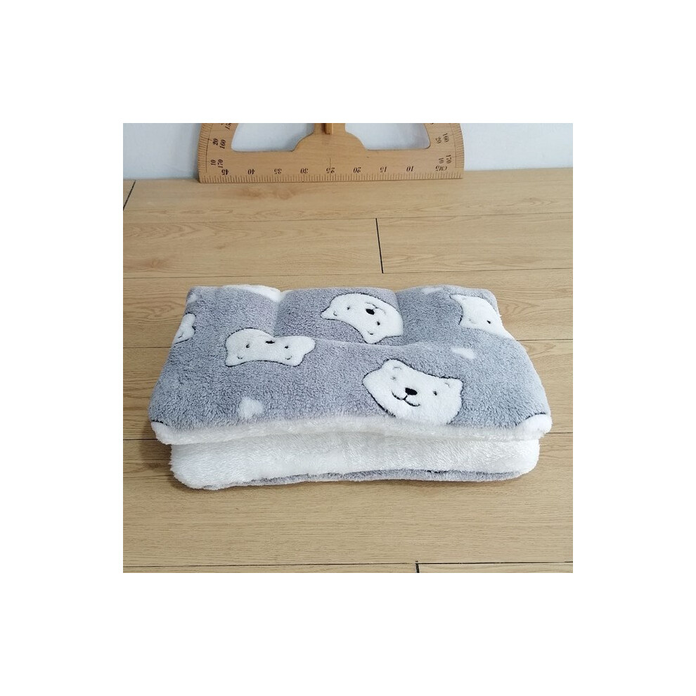(Type 23-47x33cm) Tapis en flanelle pour animaux de compagnie, lit pour chien, lit pour chat, tapis