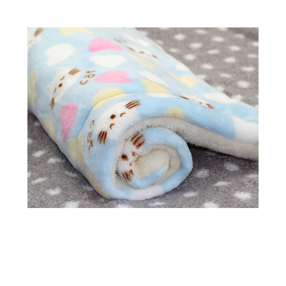 (CW004-lanmao-M-47x33cm) Tapis de couchage en flanelle pour animaux de compagnie multi-modèles, tapis