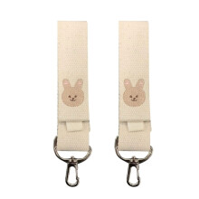 (Kaninchen) 2 Stück Kinderwagen-Haken zum Aufhängen von Mamataschen, Kinderwagen-Clips, Kinderwagen-Taschenhaken,